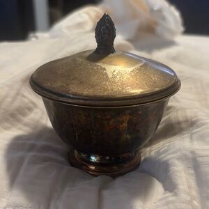 Paul Revere FB Rogers Silver Co Reproduction Sugar Bowl with Lid